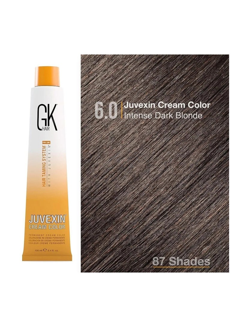 GK HAIR Color - 6.0 Intense Dark Blonde 100ML - Image 2